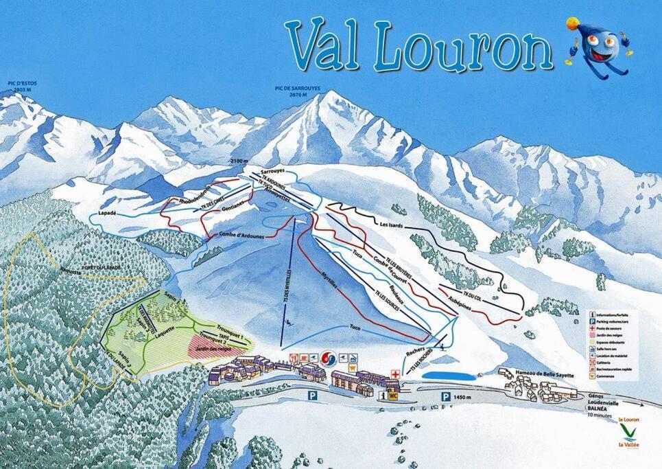 Appart 4-6 Pers Au Pied Des Pistes - Val Louron Genos ภายนอก รูปภาพ